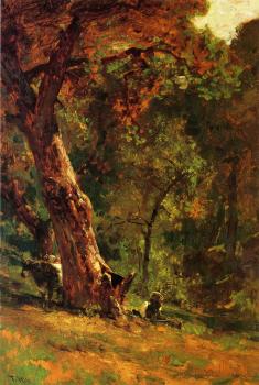 托馬斯 希爾 Chinese Man Tending Cattle 托馬斯 希爾 Chinese Man Tending Cattle